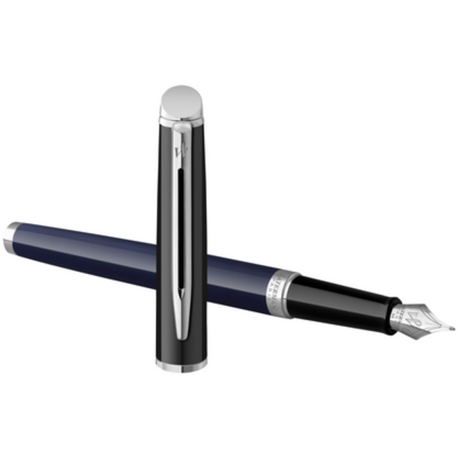 Vulpen Waterman Hémisphère Colour Blocking black en blue CT fijn