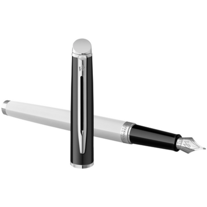 Vulpen Waterman Hémisphère Colour Blocking black en white CT medium