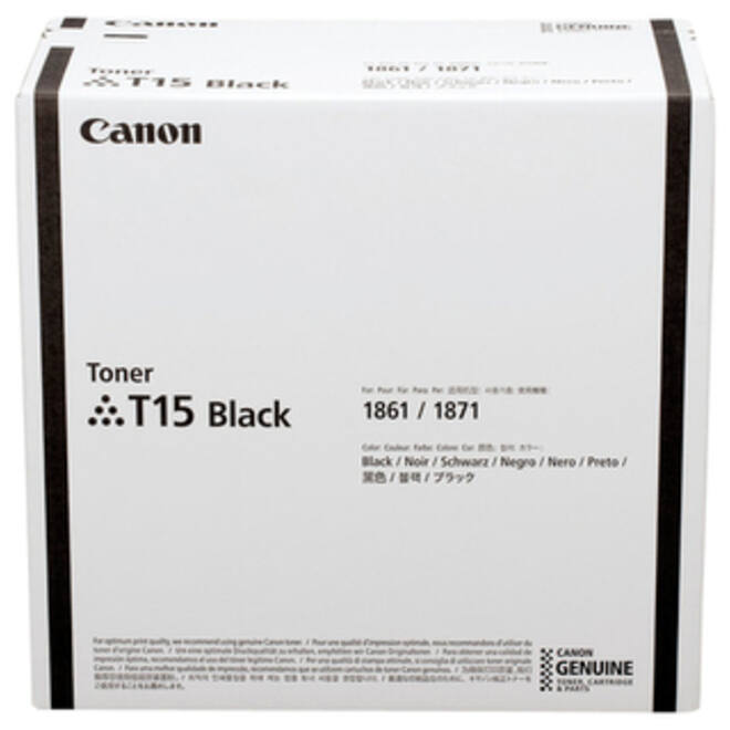 Tonercartridge Canon T15 zwart