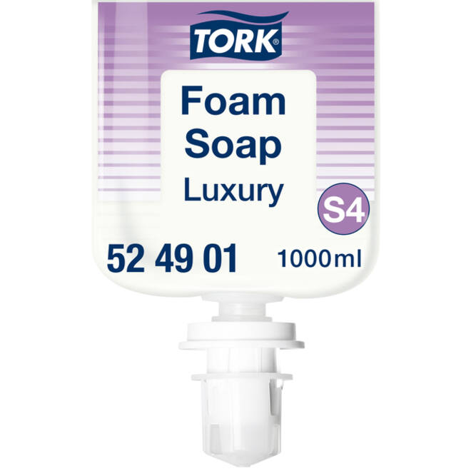 Handzeep Tork S4 foam luxe zacht geparfumeerd 1000ml 524901