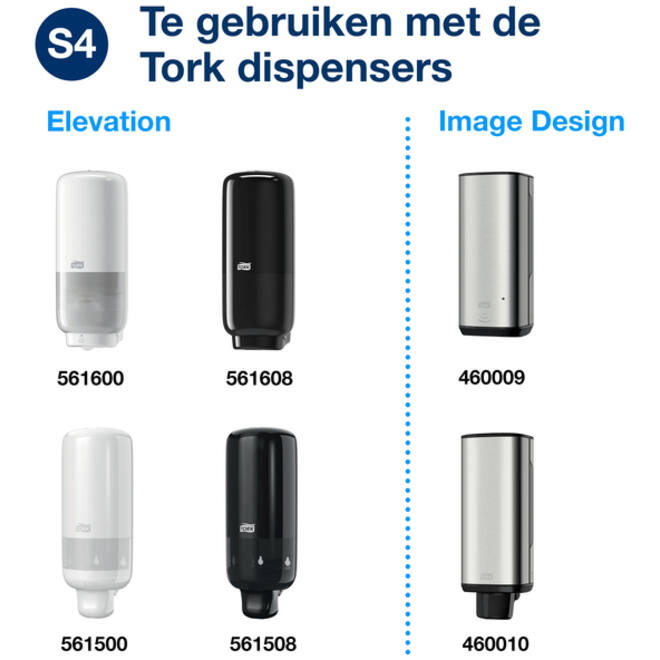 Handzeep Tork S4 foam luxe zacht geparfumeerd 1000ml 524901