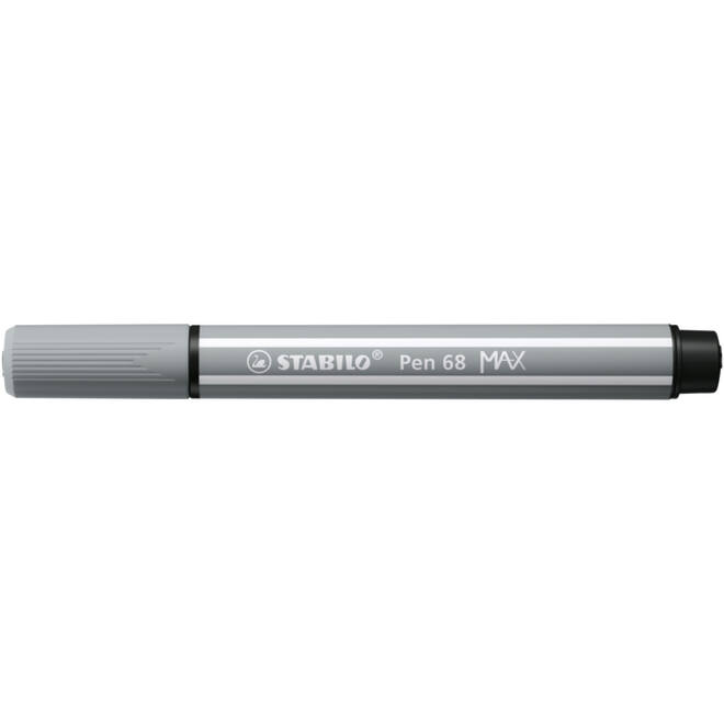 Viltstift STABILO Pen 68/95 Max middel koudgrijs
