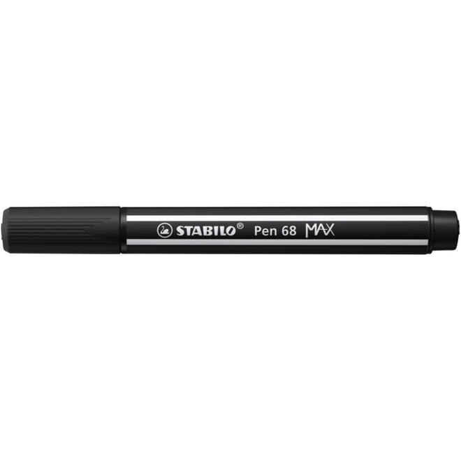 Viltstift STABILO Pen 68/46 Max zwart