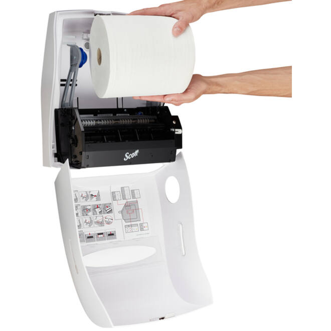 Handdoekroldispenser Kimberly Clark met sensor wit 9960