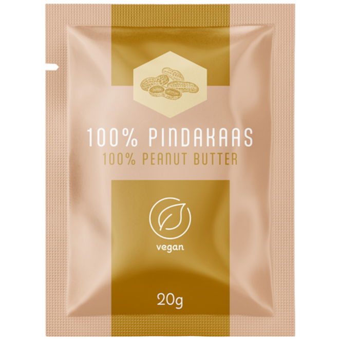 Pindakaas van Oordt 100% 100x20 gram