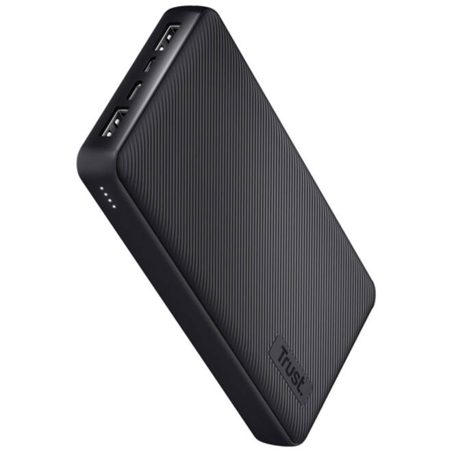 Powerbank Trust Primo 20.000 mAh eco zwart