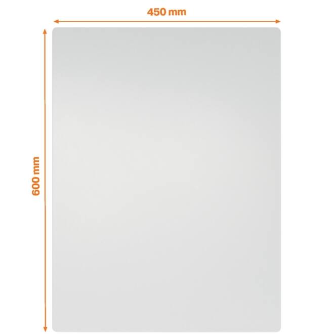 Whiteboard Nobo frameloos modulair 60x45cm