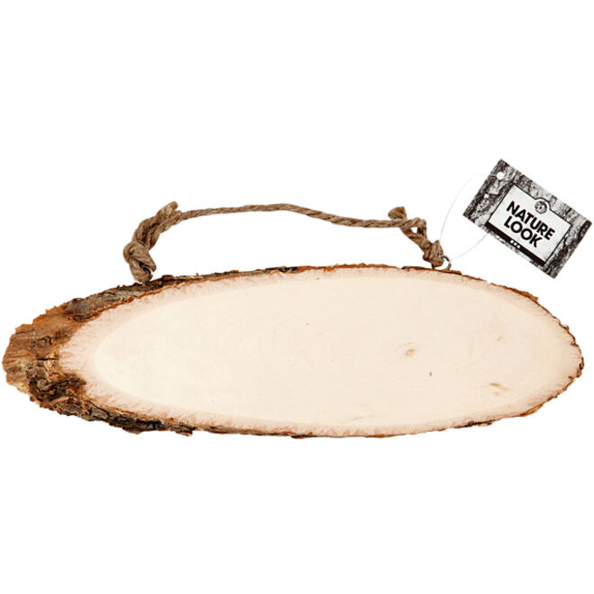 Deurbordje Creativ Company hoogte 6-10cm breedte 23-28cm hout