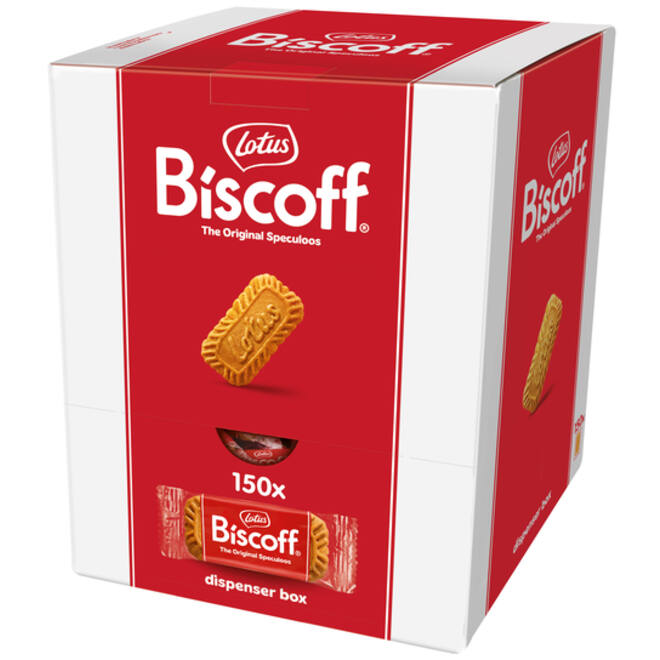 Koekjes Lotus Biscoff speculoos dispenser 150 stuks