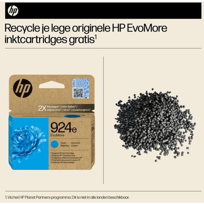Inktcartridge HP 4K0U7NE 924E Evomore blauw