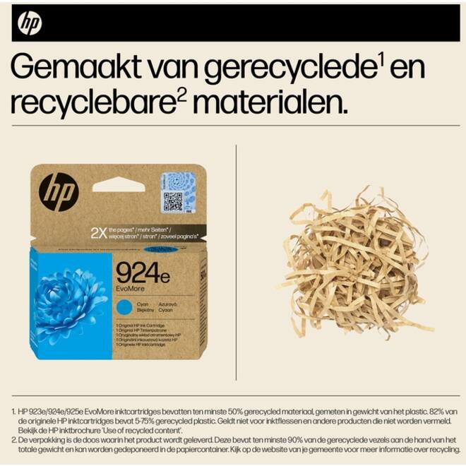Inktcartridge HP 4K0U7NE 924E Evomore blauw