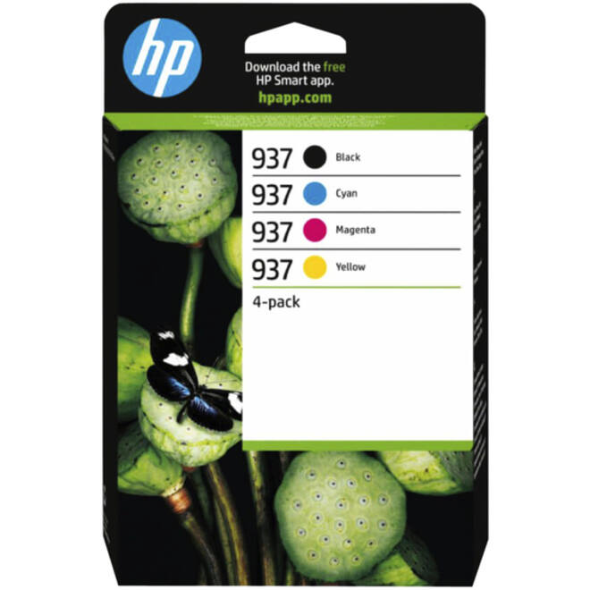 Inktcartridge HP 6C400NE 937 zwart + 3 kleuren