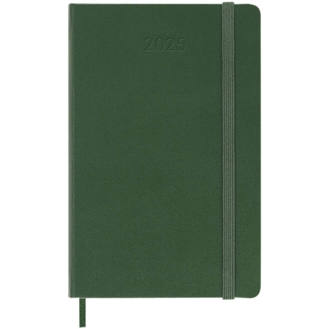 Agenda 2025 Moleskine 12M Planner Weekly 7dagen/1pagina pocket hc myrtle green
