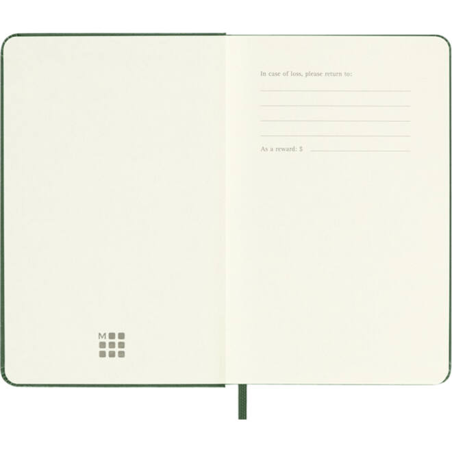 Agenda 2025 Moleskine 12M Planner Weekly 7dagen/1pagina pocket hc myrtle green