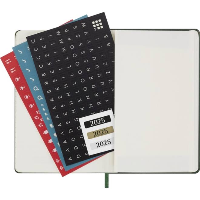 Agenda 2025 Moleskine 12M Planner Weekly 7dagen/1pagina pocket hc myrtle green