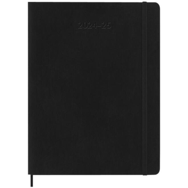 Agenda 2024/2025 Moleskine 18M Planner Weekly 7dagen/1pagina extra large sc black