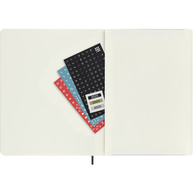 Agenda 2025 Moleskine 12M Planner Weekly 7dagen/1pagina extra large sc black