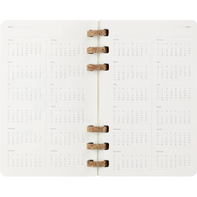 Agenda 2024/2025 Moleskine 12M Academic planner 7dagen/2pagina's large sc black