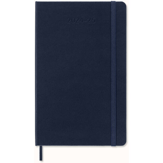 Agenda 2024/2025 Moleskine 18M Planner Weekly 7dagen/1pagina large hc sapphire blue