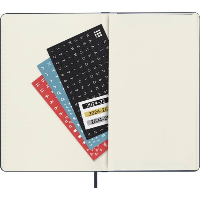 Agenda 2024/2025 Moleskine 18M Planner Weekly 7dagen/1pagina large hc sapphire blue