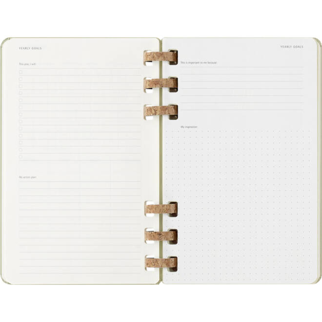 Agenda 2024/2025 Moleskine 12M Academic planner 7dagen/2pagina's large hc crush kiwi