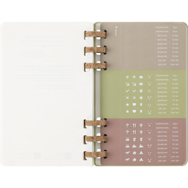Agenda 2024/2025 Moleskine 12M Academic planner 7dagen/2pagina's large hc crush kiwi