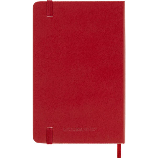 Agenda 2025 Moleskine 12M Planner Weekly 7dagen/1pagina pocket hc scarlet red