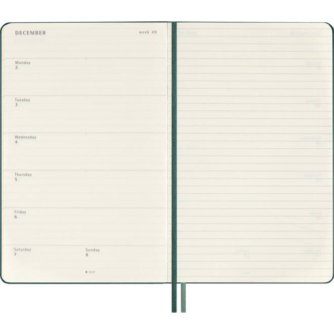 Agenda 2024/2025 Moleskine 18M Harry Potter Alohomora 7dagen/1pagina large hc blauw