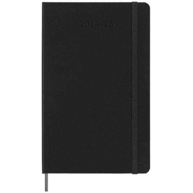 Agenda 2024/2025 Moleskine 18M Planner Weekly 7dagen/1pagina large hc black