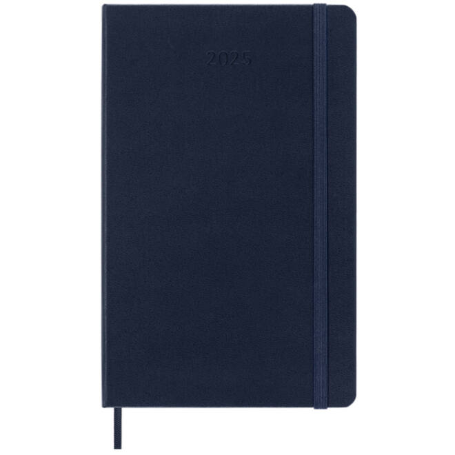 Agenda 2025 Moleskine 12M Planner Weekly 7dagen/1pagina large hc sapphire blue