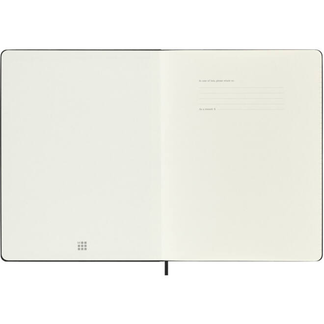 Agenda 2024/2025 Moleskine 18M Planner Weekly 7dagen/1pagina extra large hc black