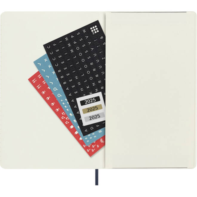 Agenda 2025 Moleskine 12M Planner Weekly 7dagen/1pagina large sc sapphire blue