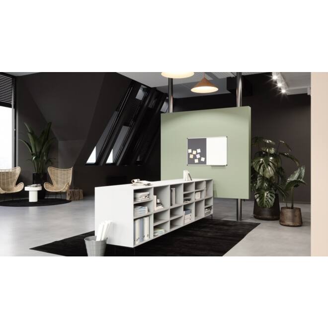 Combibord Legamaster UNITE grijs vilt-whiteboard 60x90cm