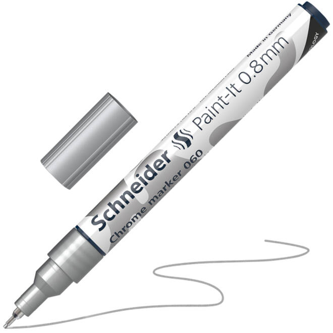 Viltstift Schneider Paint-it 060 0.8mm metallic chrome