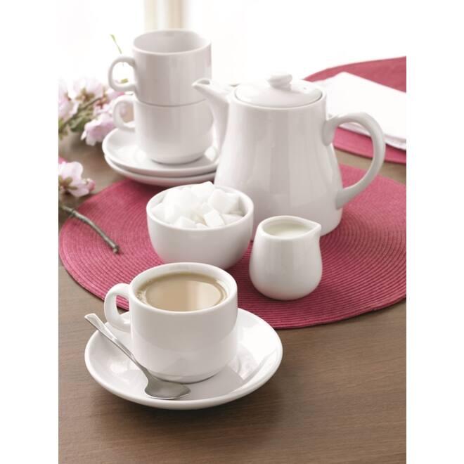 Theekop Olympia Whiteware 200 ml doos 12 stuks wit