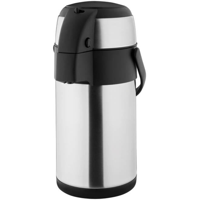 Thermoskan Olympia met pomp 2.5 liter rvs