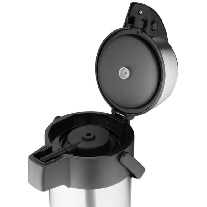 Thermoskan Olympia met pomp 2.5 liter rvs
