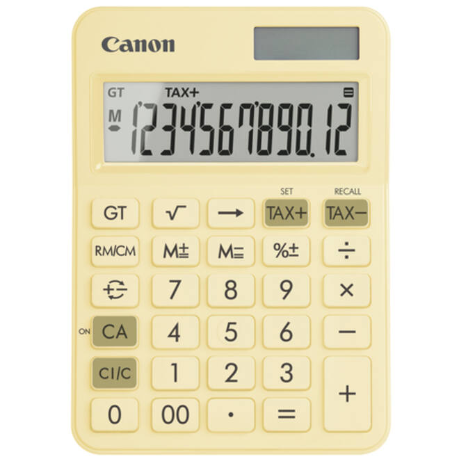 Rekenmachine Canon LS-125KB geel