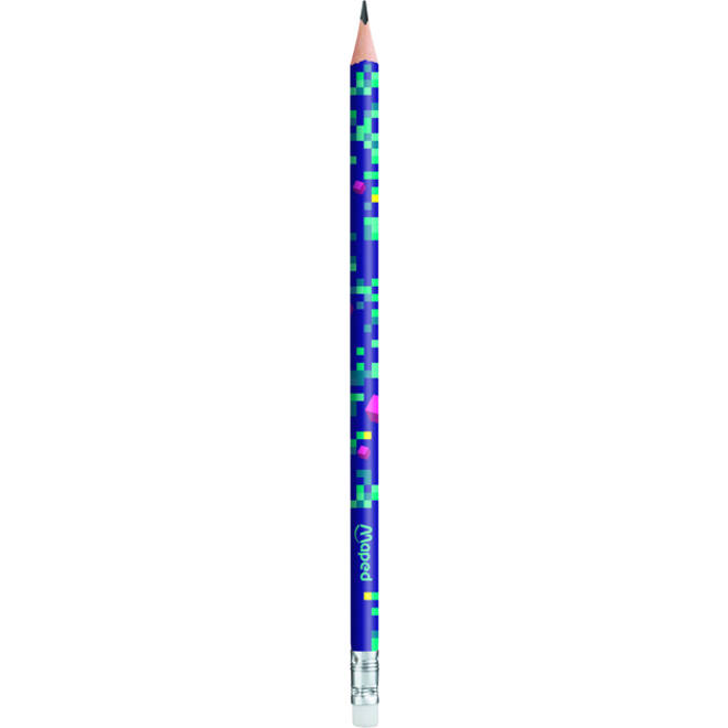 Potlood Maped Pixel Party met gum set à 12 stuks