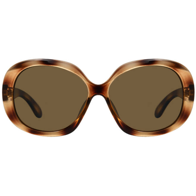Zonnebril Montana met bruin gepolariseerd glas glans demi