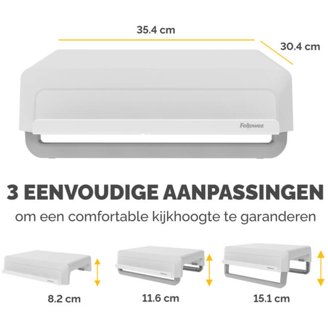Monitorstandaard Fellowes Breyta wit