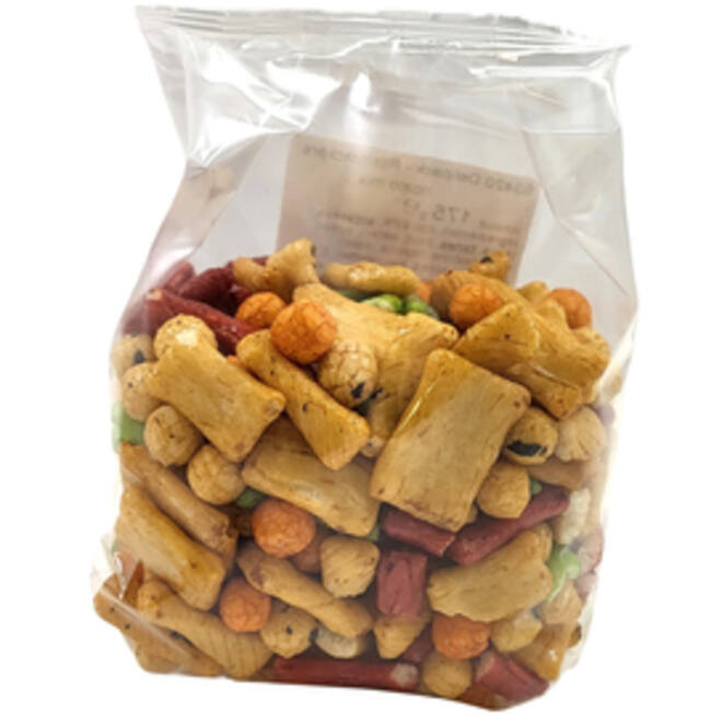 Rijstcrackers Delinuts rigato mix zak 175 gram