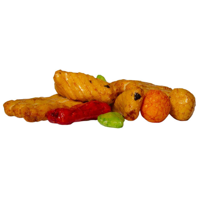 Rijstcrackers Delinuts rigato mix zak 175 gram