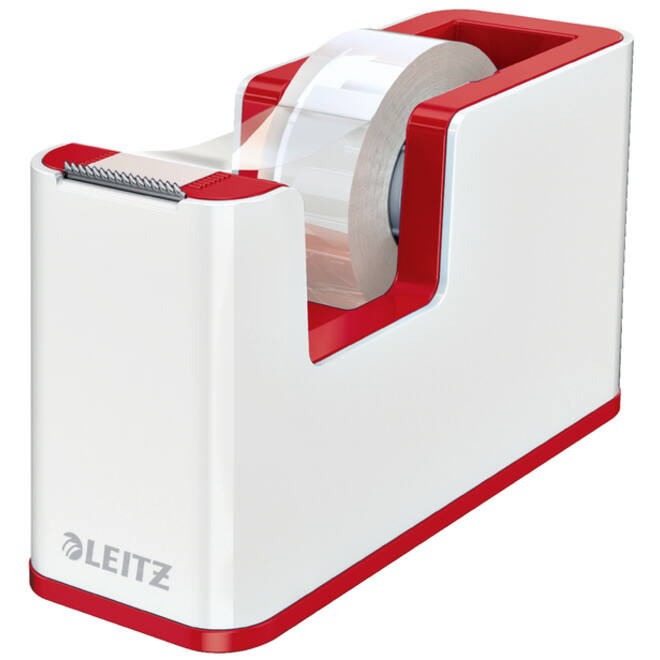 Plakbandhouder Leitz WOW wit/rood