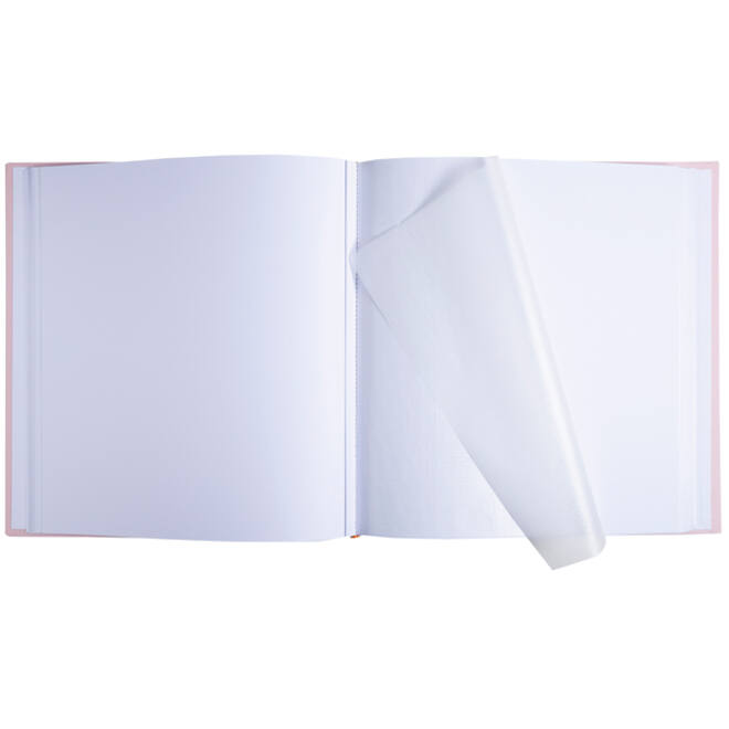 Fotoalbum Exacompta 29x32cm 60 witte pagina's Ellipse roze