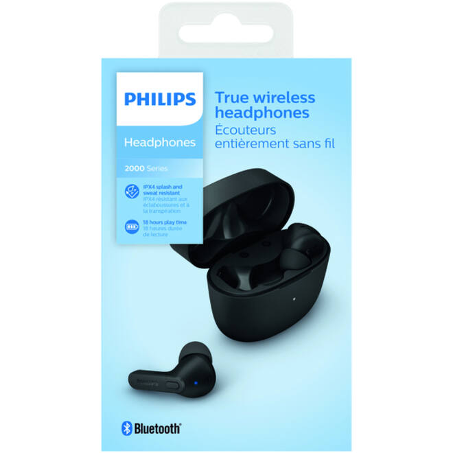 Oortelefoon Philips In-ear TWS TAT2206 zwart