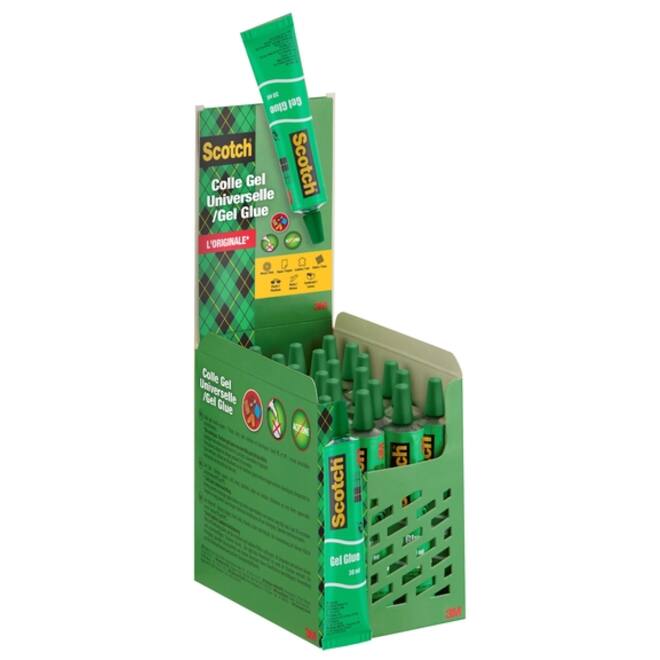 Lijm Scotch gel 30ml display 24stuks