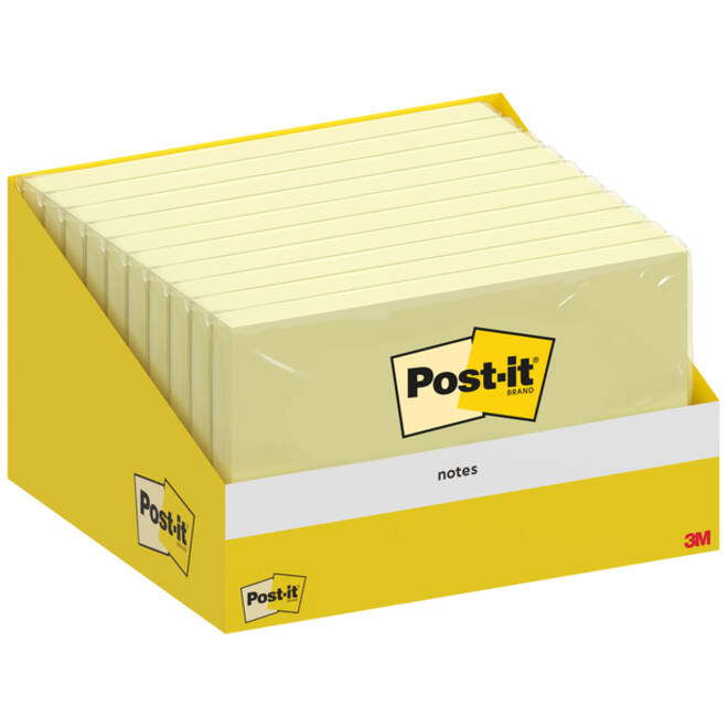 Memoblok 3M Post-it 6830 Notes76x127mm Canary Yellow