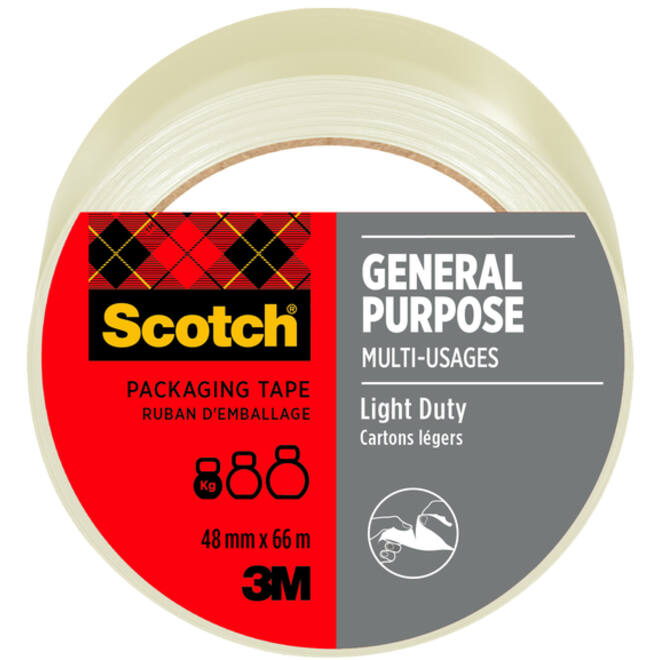 Verpakkingstape Scotch 4501T66 48mmx66m transparant