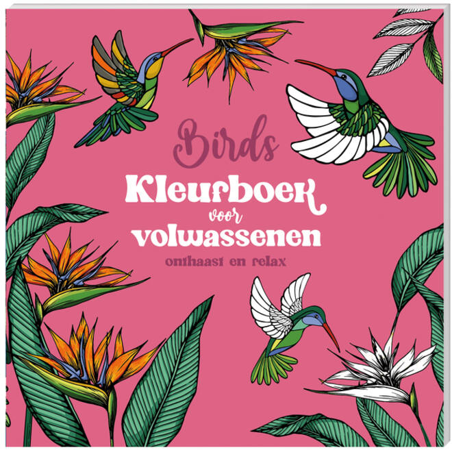 Kleurboek voor volwassenen Interstat Birds